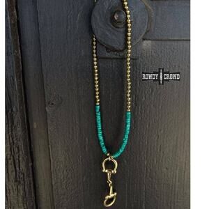 Say Whoa Necklace | Gold Western Bit Statement Necklace